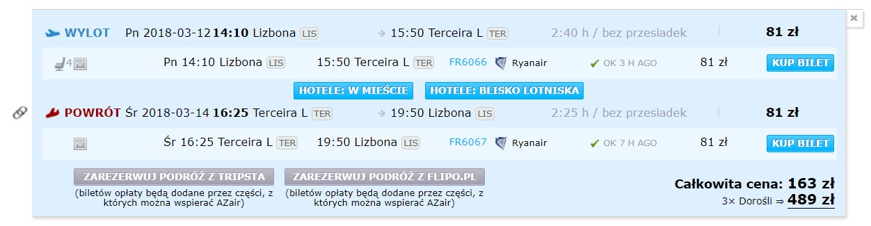 Bilety lotnicze Lizbona ⇔ Terceira Lajes od 163 zł via AZair .jpg