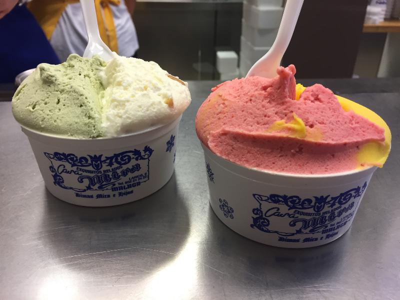 lody w Casa Mira na Calle Larios w Maladze.JPG