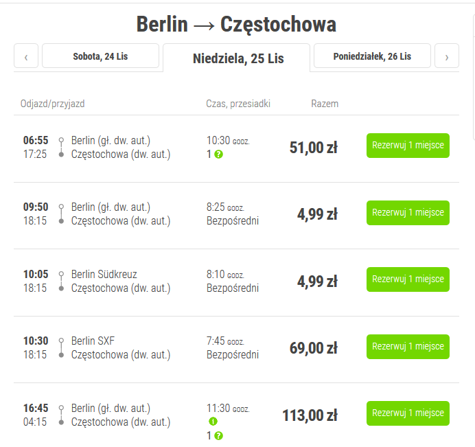 Podróż autobusem z Berlin do Częstochowa dnia 25.11.2018.png