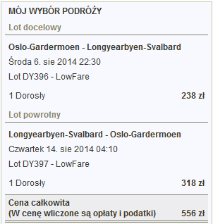 Loty do Longyearbyen-Svalbard z Oslo-Gardermoen lot powrotny - Norwegian.com 2014-05-22 12-21-14.png