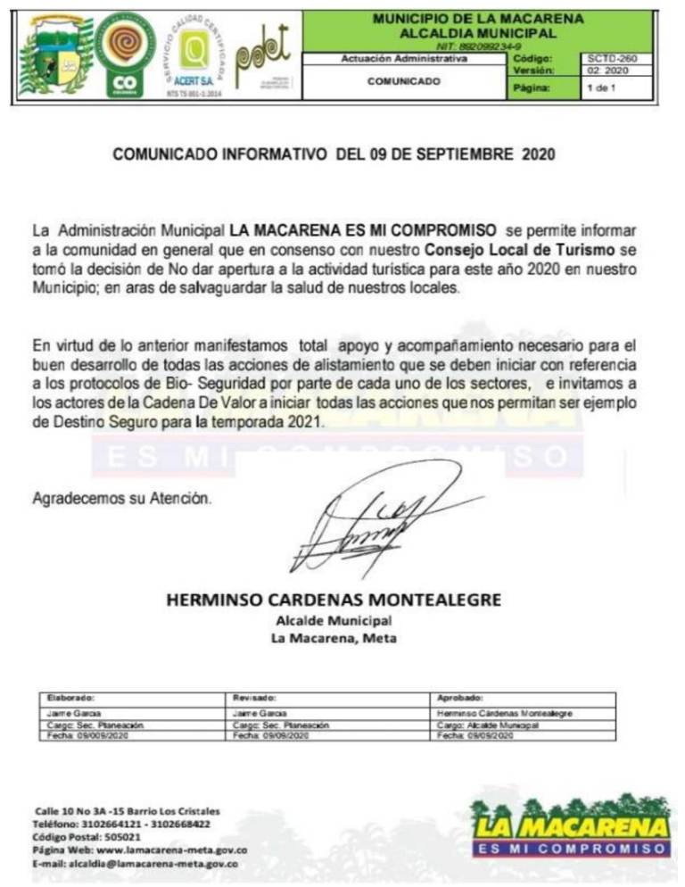 COMUNICADO INFORMATIVO caño cristales-1.jpg