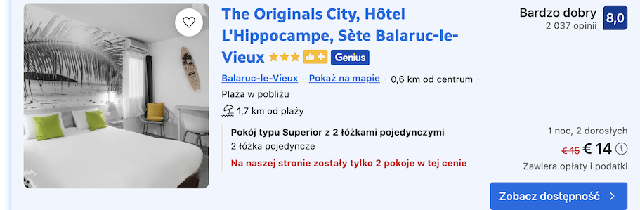 The Originals City, Hôtel L'Hippocampe, Sète Balaruc-le-Vieux.png