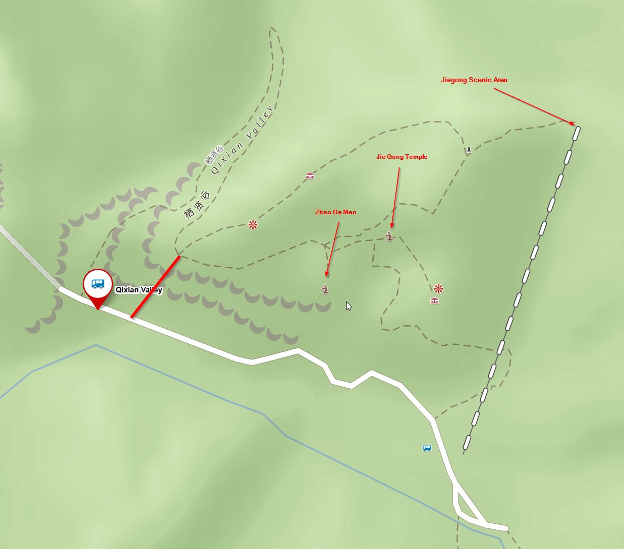 Qixian Valley mapka.jpg