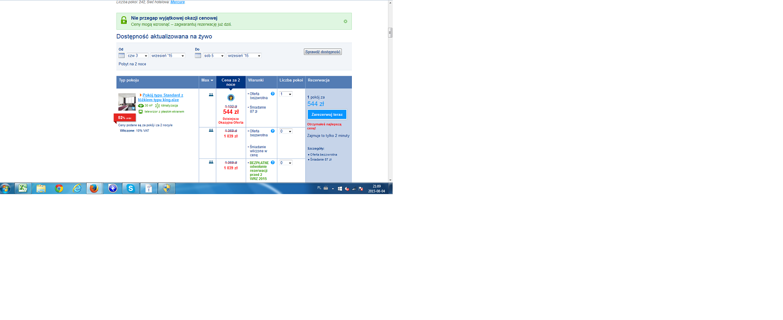 MERCURE MELBOURNE 20150903-20150905 booking.png