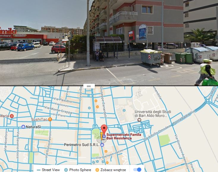 Bari V. della Resistenza (supermercato Famila).JPG